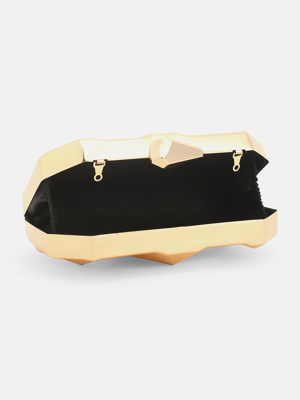 The Prism Luxe Evening Bag  Champagne-Gold