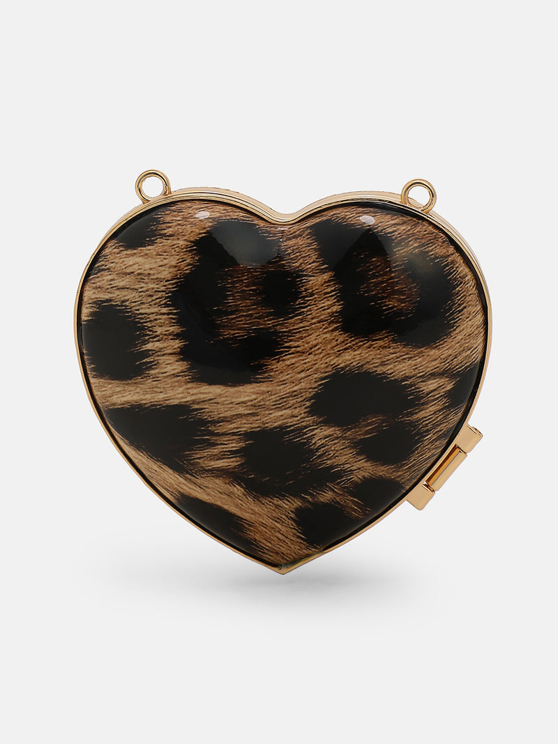 The Wild Heart Mini Sling Bag  Leopard