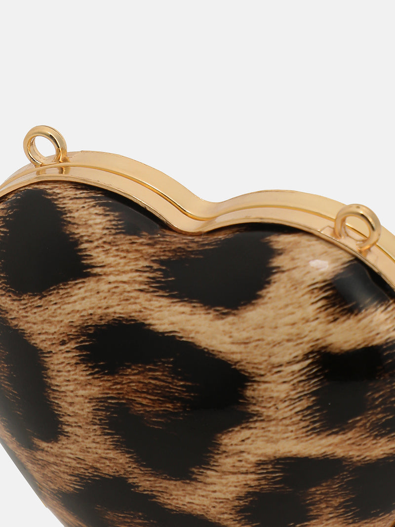 The Wild Heart Mini Sling Bag  Leopard