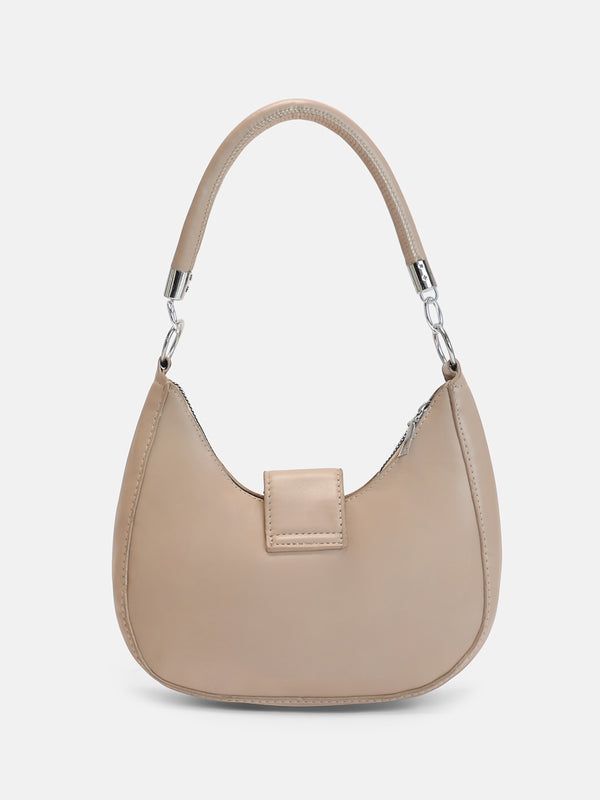 The Ivory Shoulder Hand Bag-Cream White