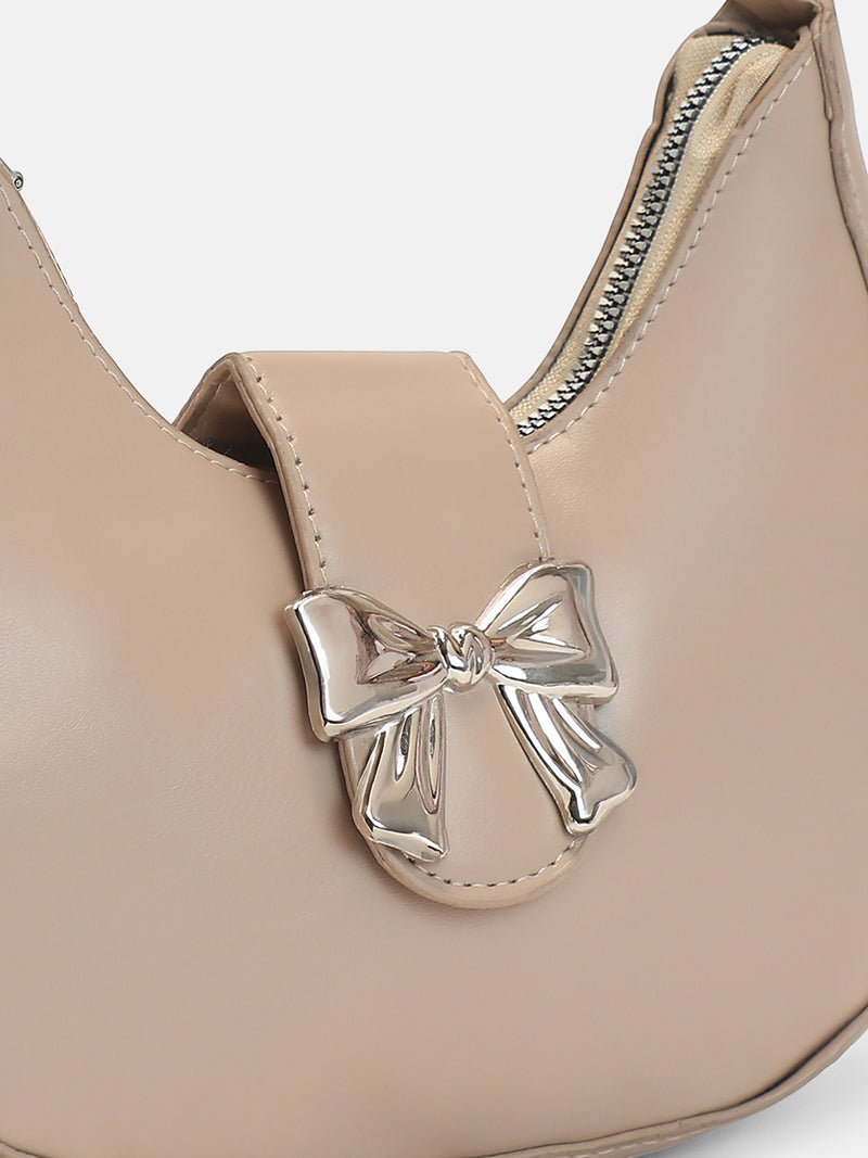 The Ivory Shoulder Hand Bag-Cream White