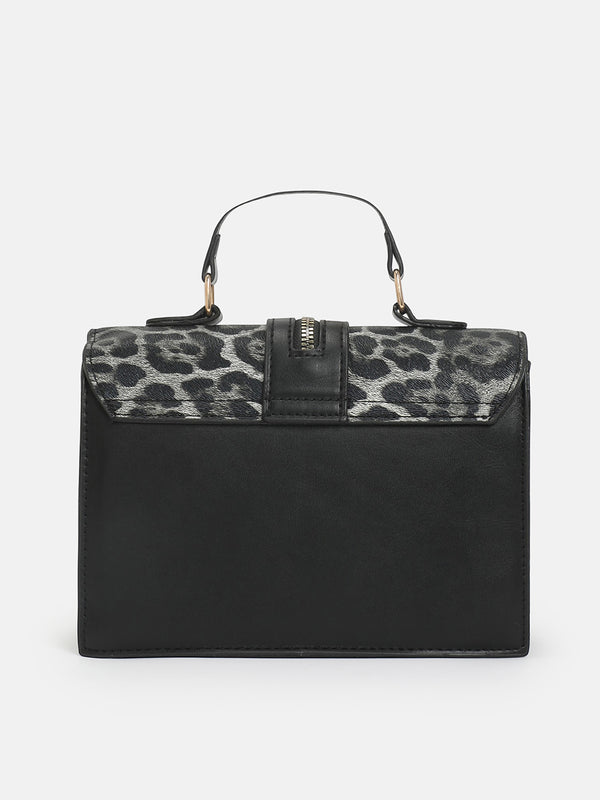 The Leopard Statement Hand Bag-Leopard Brown