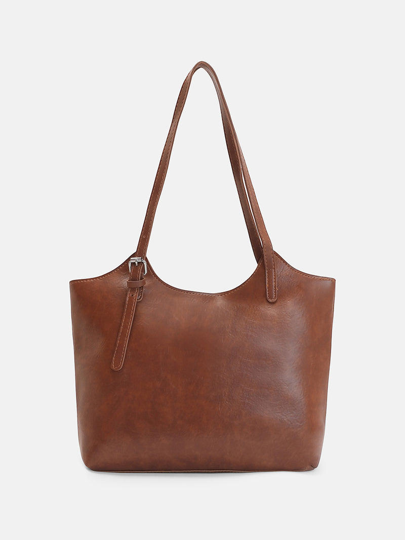 The Everyday Tote Office Bag-Classic Brown
