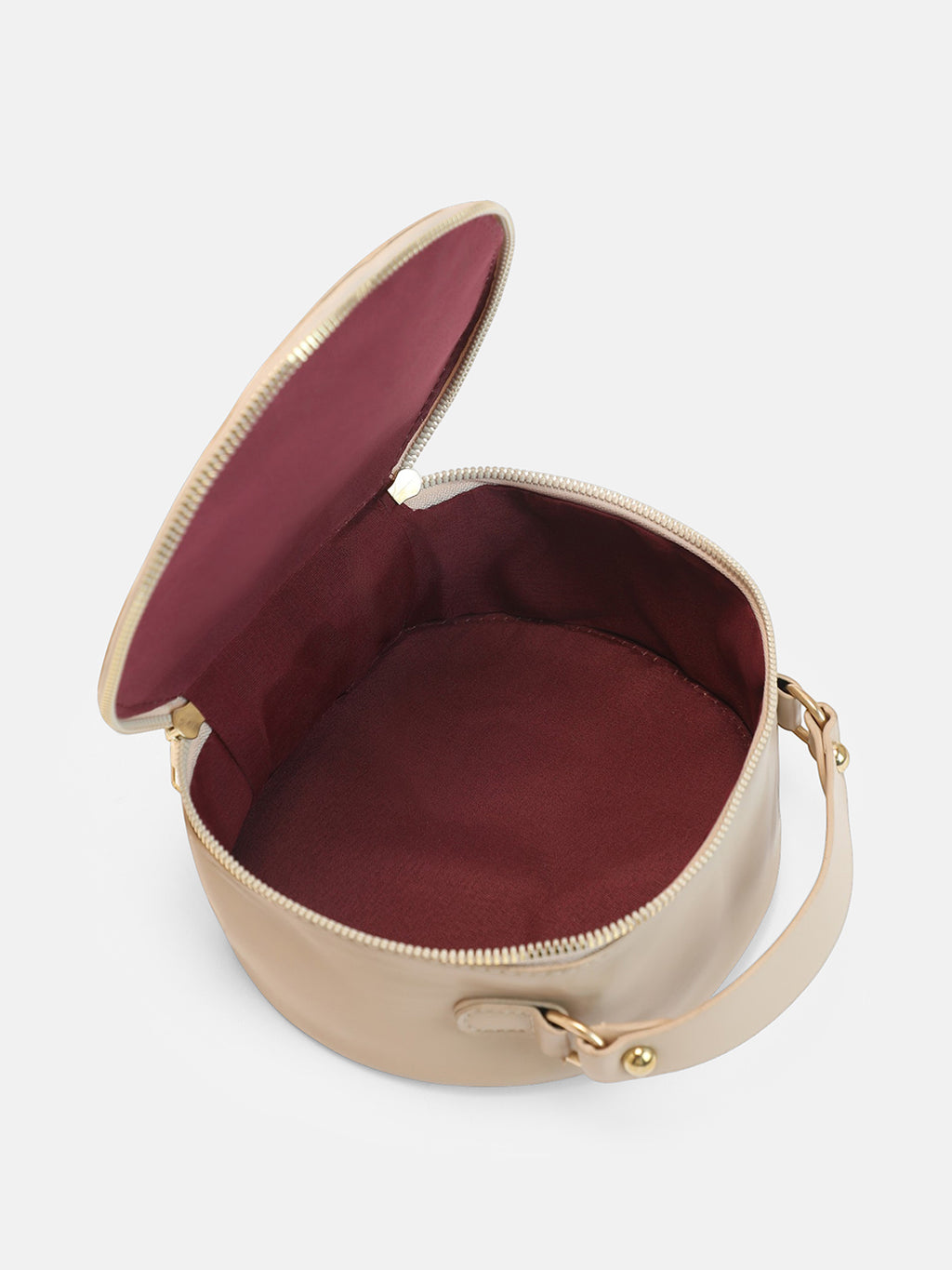 The Luna Quilted Sling Bag-Soft Beige