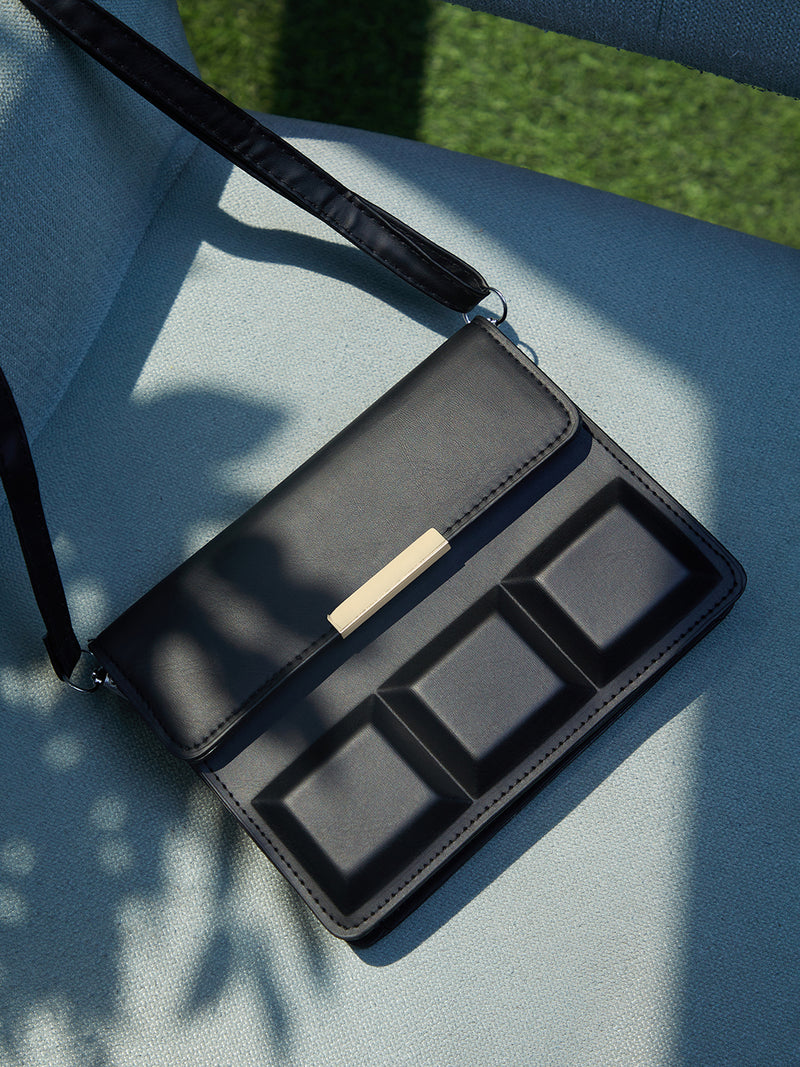 The Urban Crossbody Sling Bag-Midnight Black