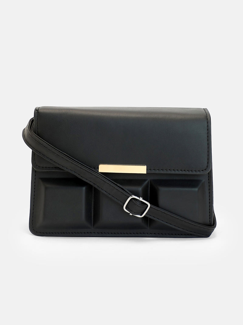 The Urban Crossbody Sling Bag-Midnight Black