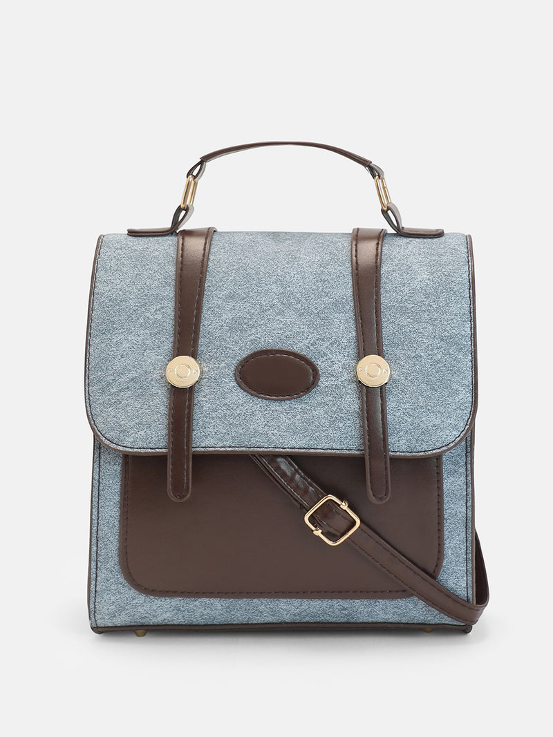 The Classic Satchel Office Bag-Chocolate Brown