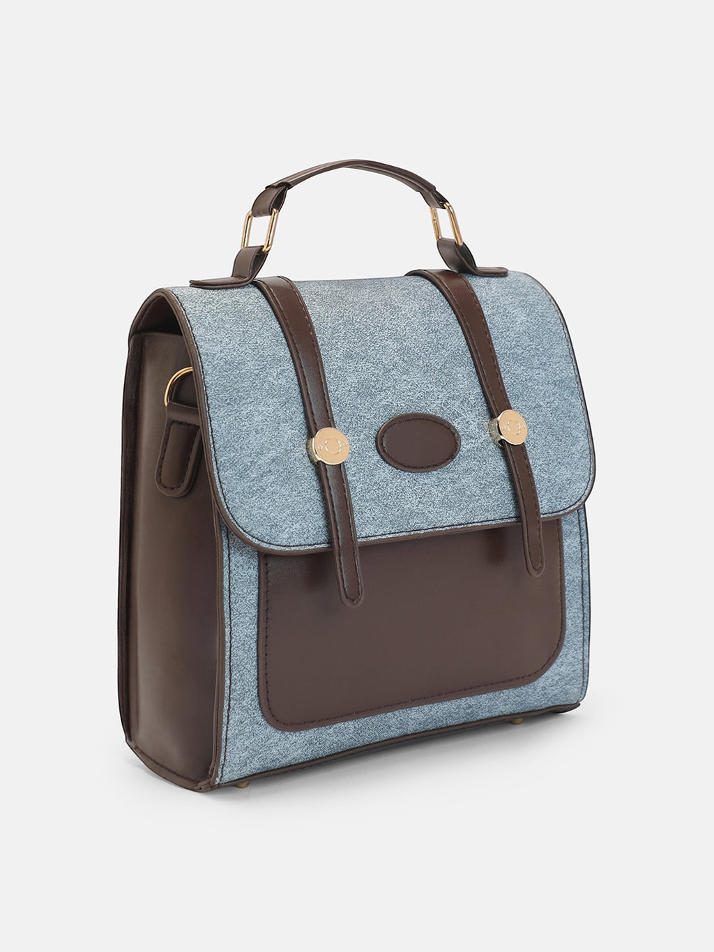 The Classic Satchel Office Bag-Chocolate Brown