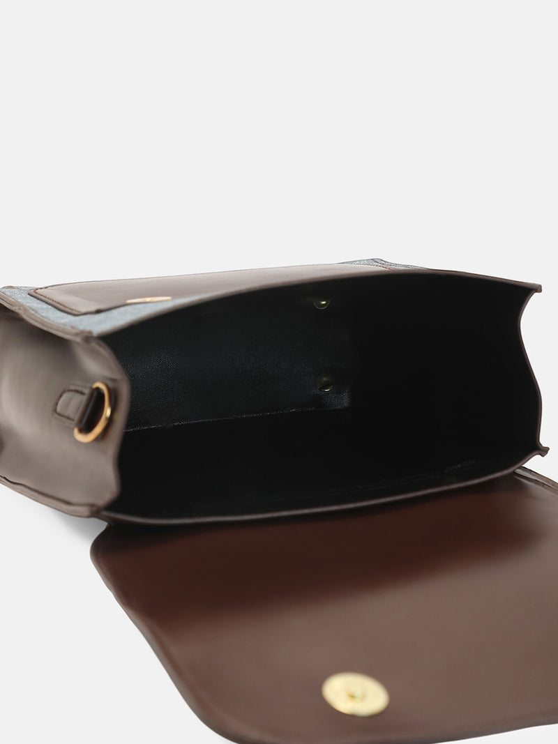 The Classic Satchel Office Bag-Chocolate Brown