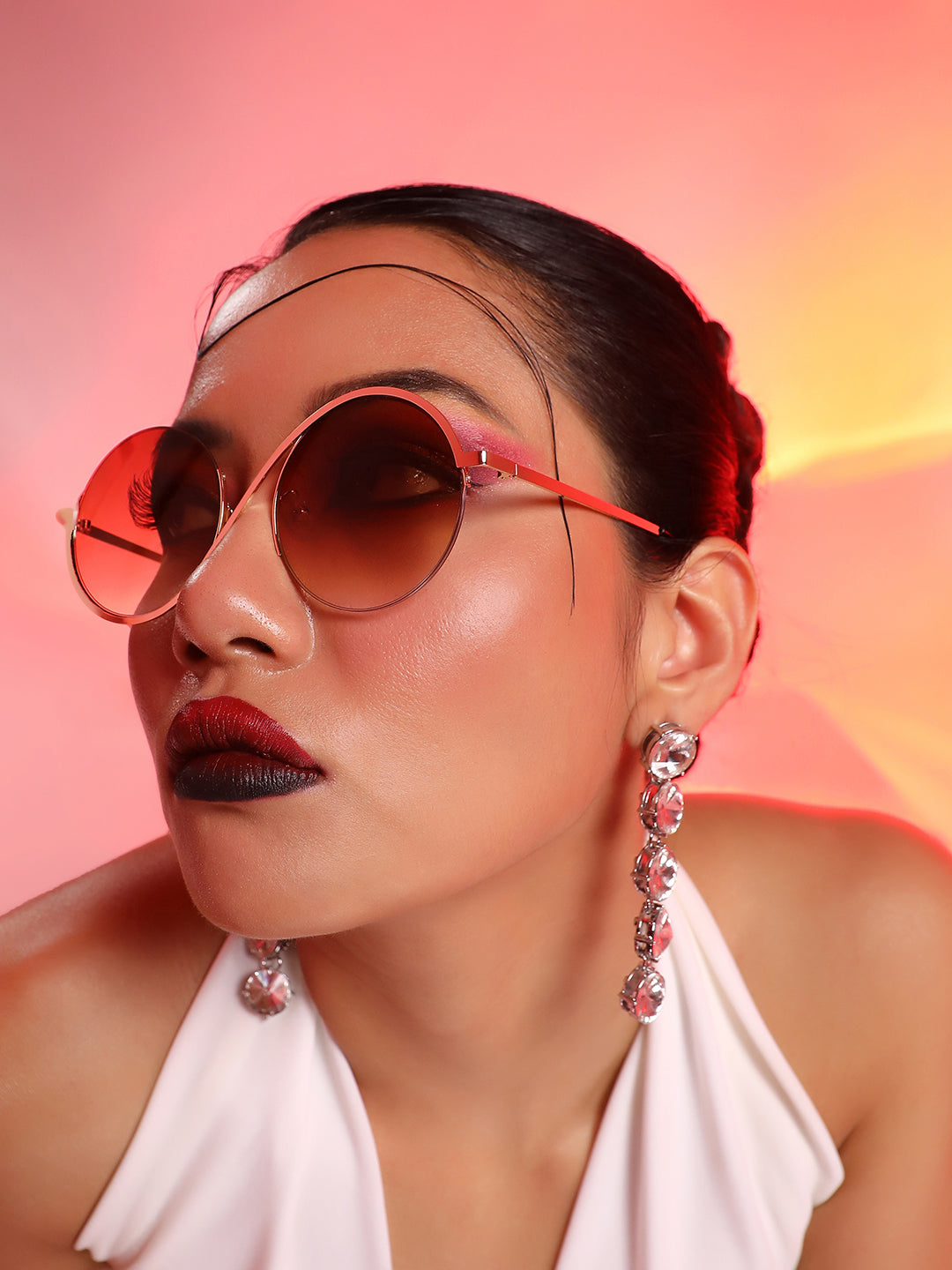 Swirl Round Sunglasses