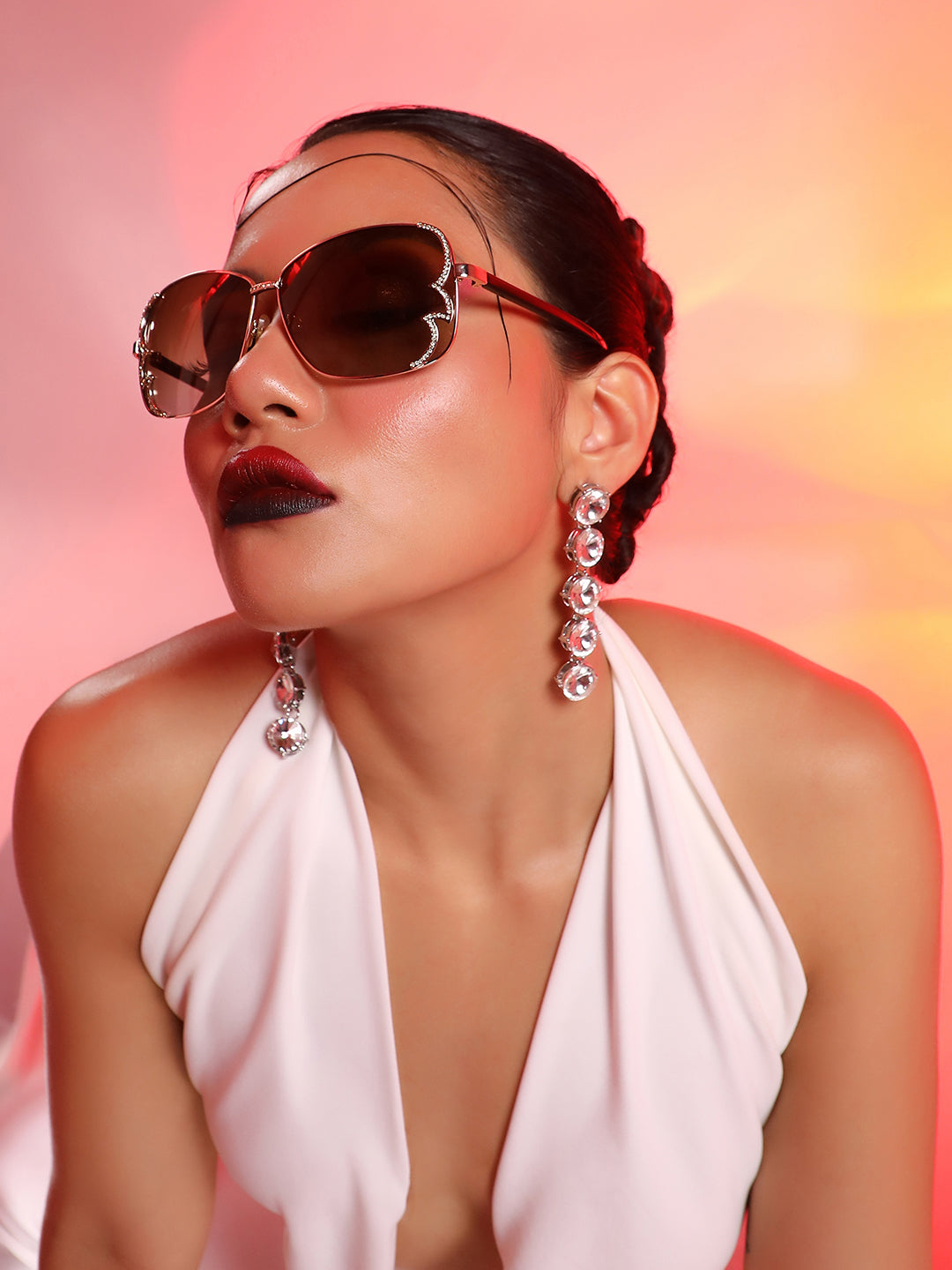 Embellished Butterfly Sunglasses