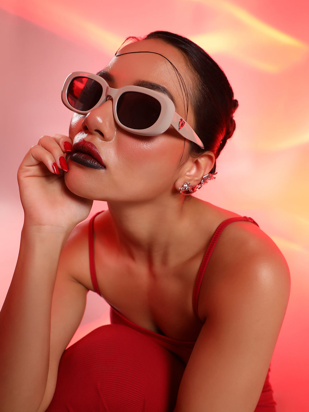 Full Rim Rectangular Sunglasses