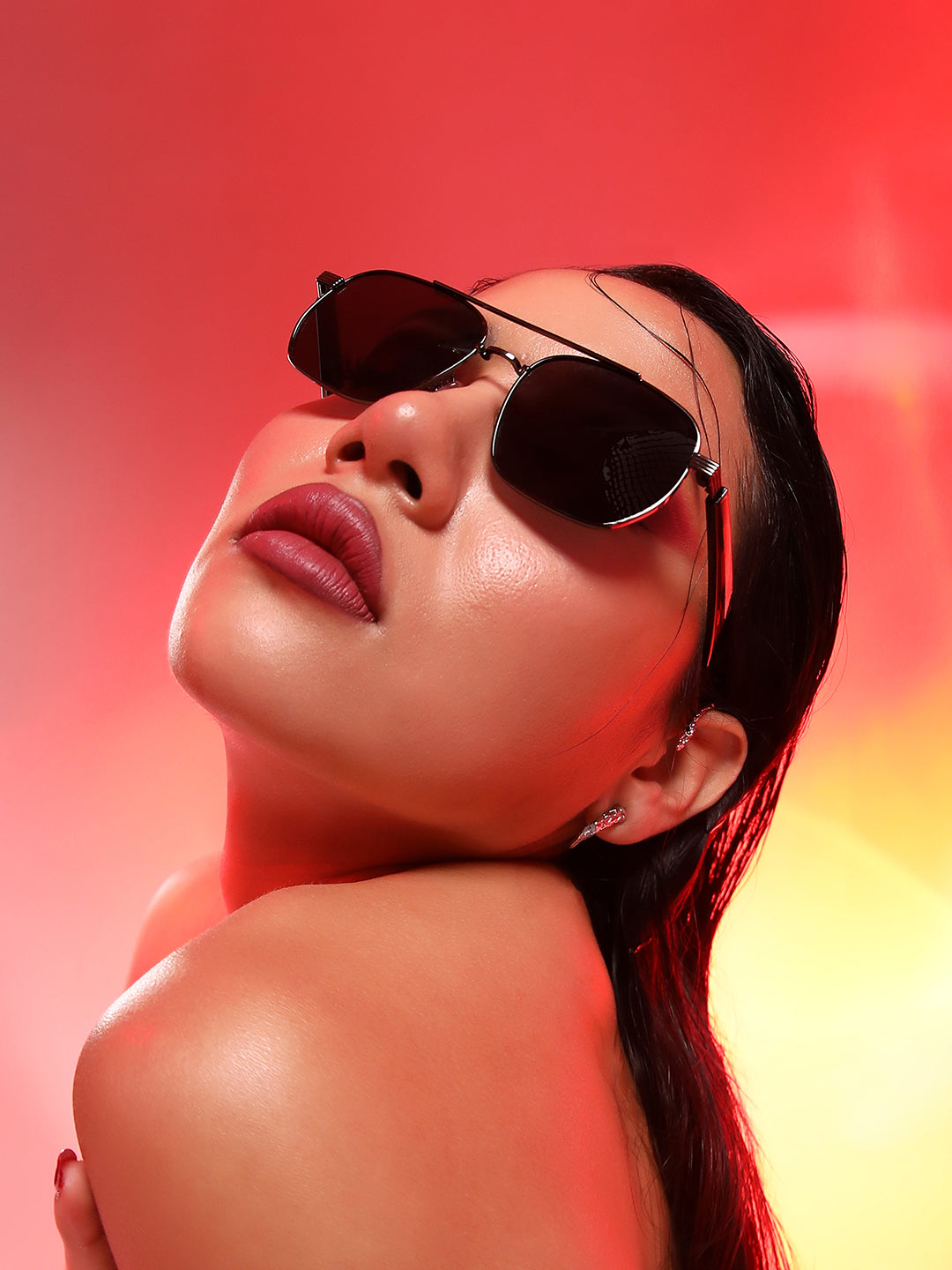 Full Rim Aviator Sunglasses