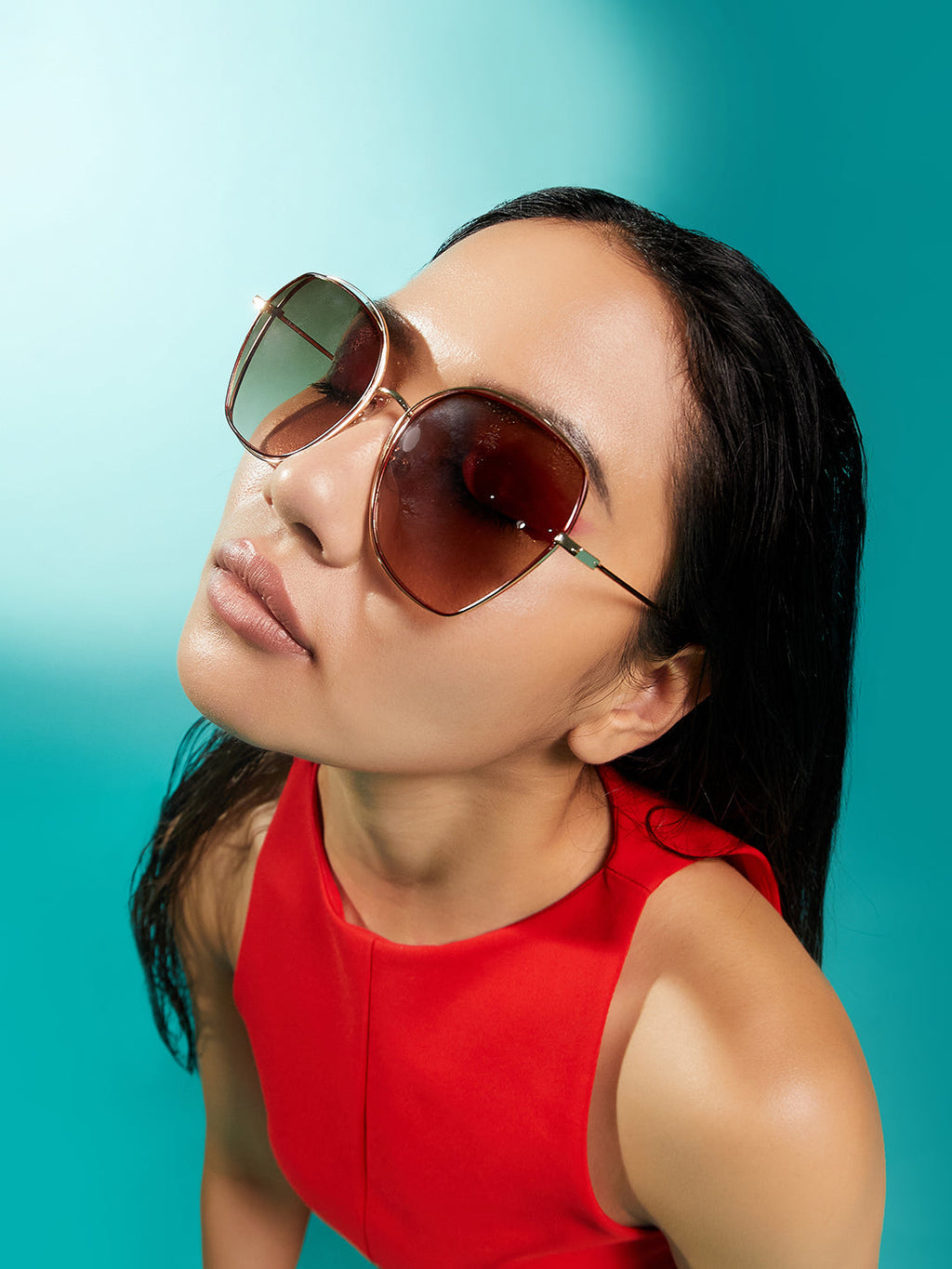 Gradient Butterfly Sunglasses