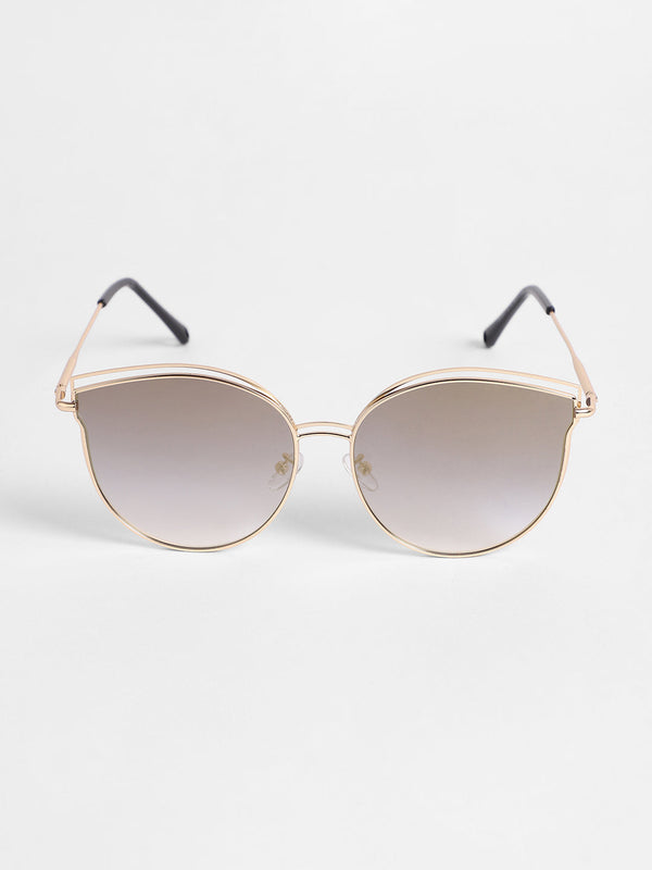 Metallic Cateye Sunglasses