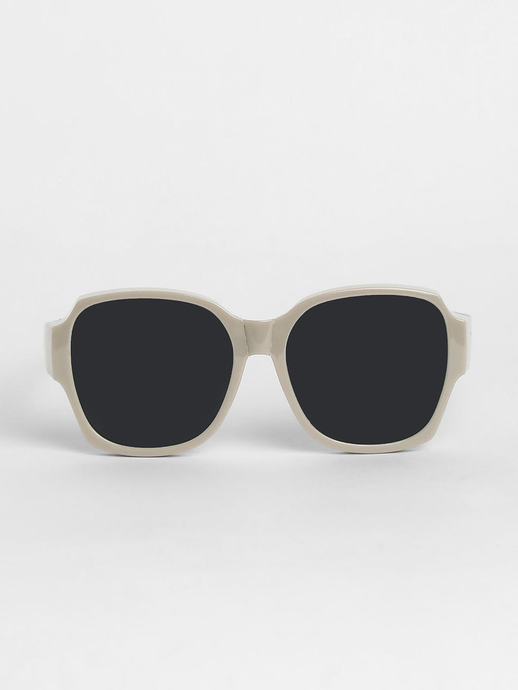 Foldable Oversized Sunglasses - Grey