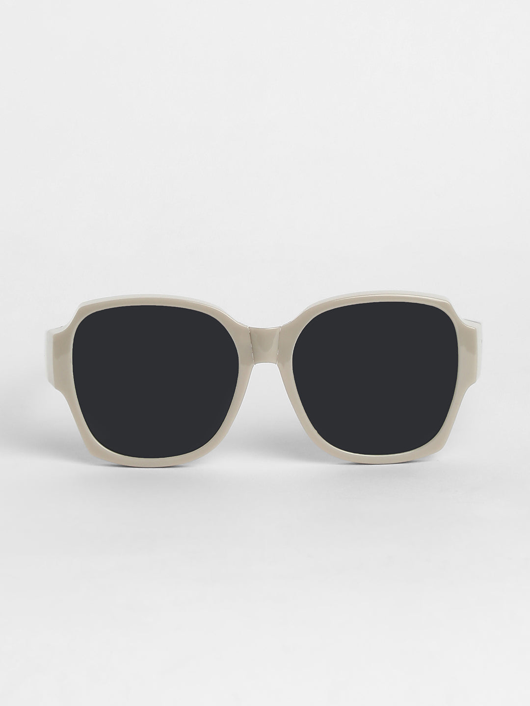 Foldable Oversized Sunglasses - Grey