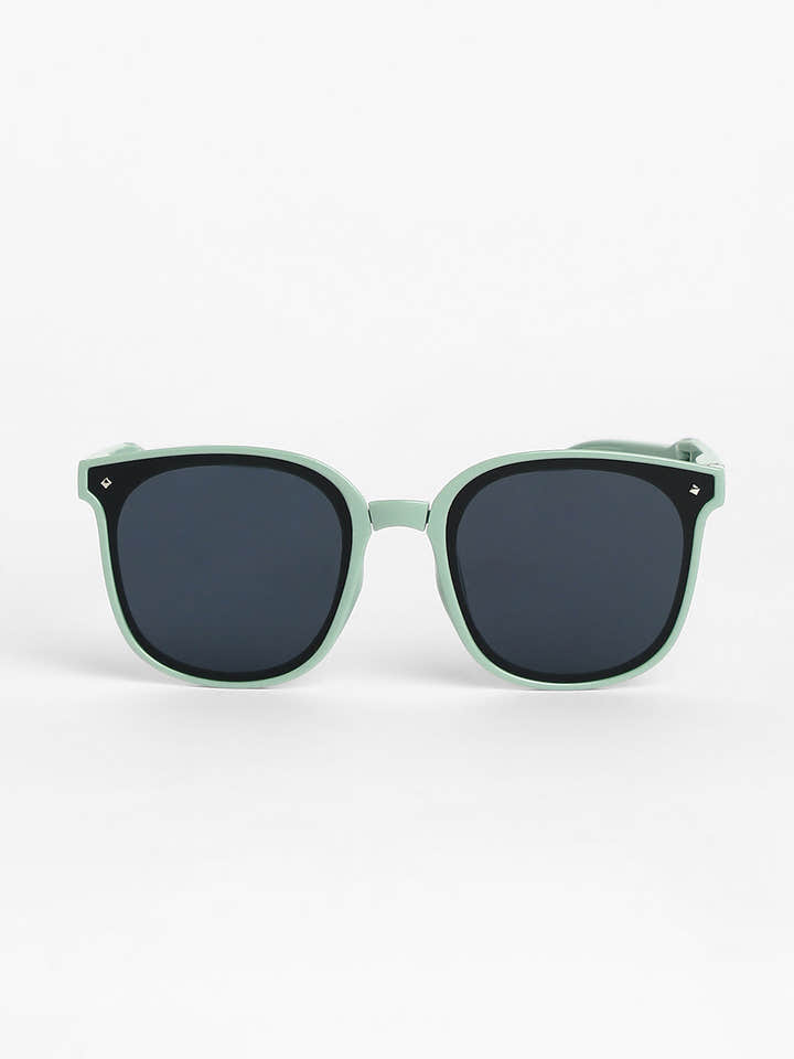 Foldable Wayfarer Sunglasses - Green