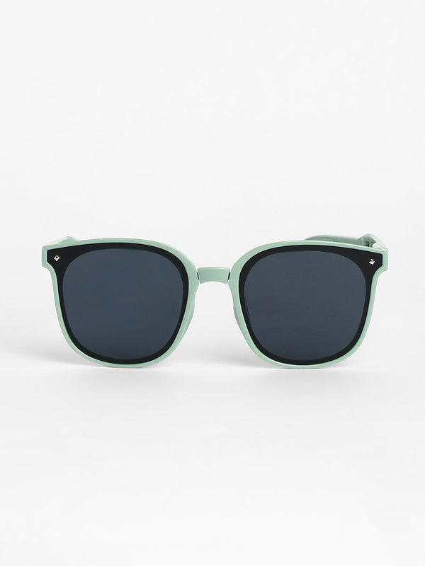 Foldable Wayfarer Sunglasses - Green