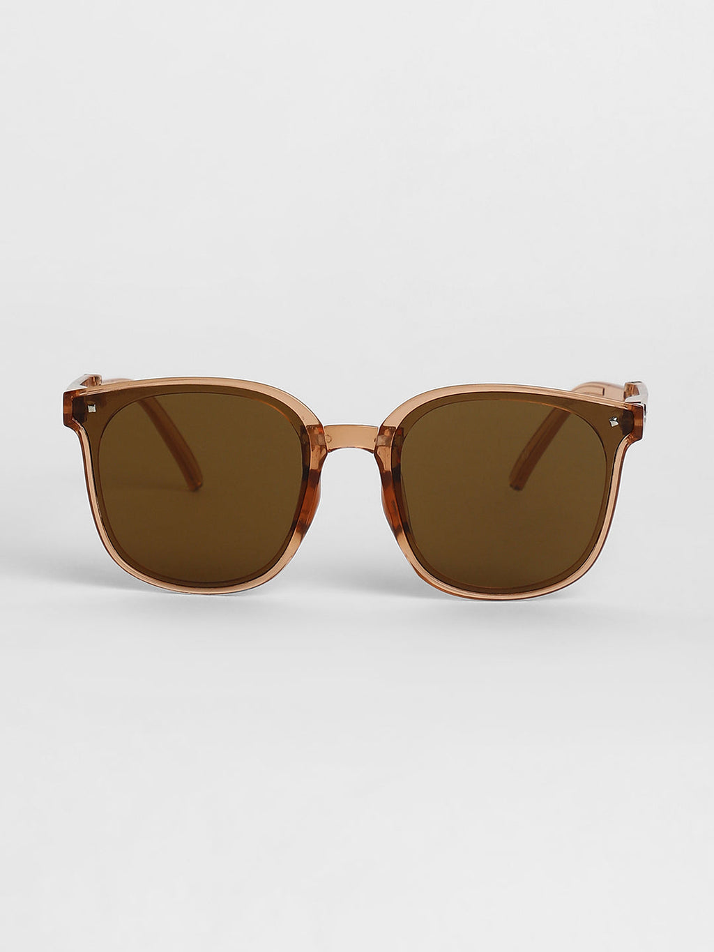 Foldable Wayfarer Sunglasses - Brown