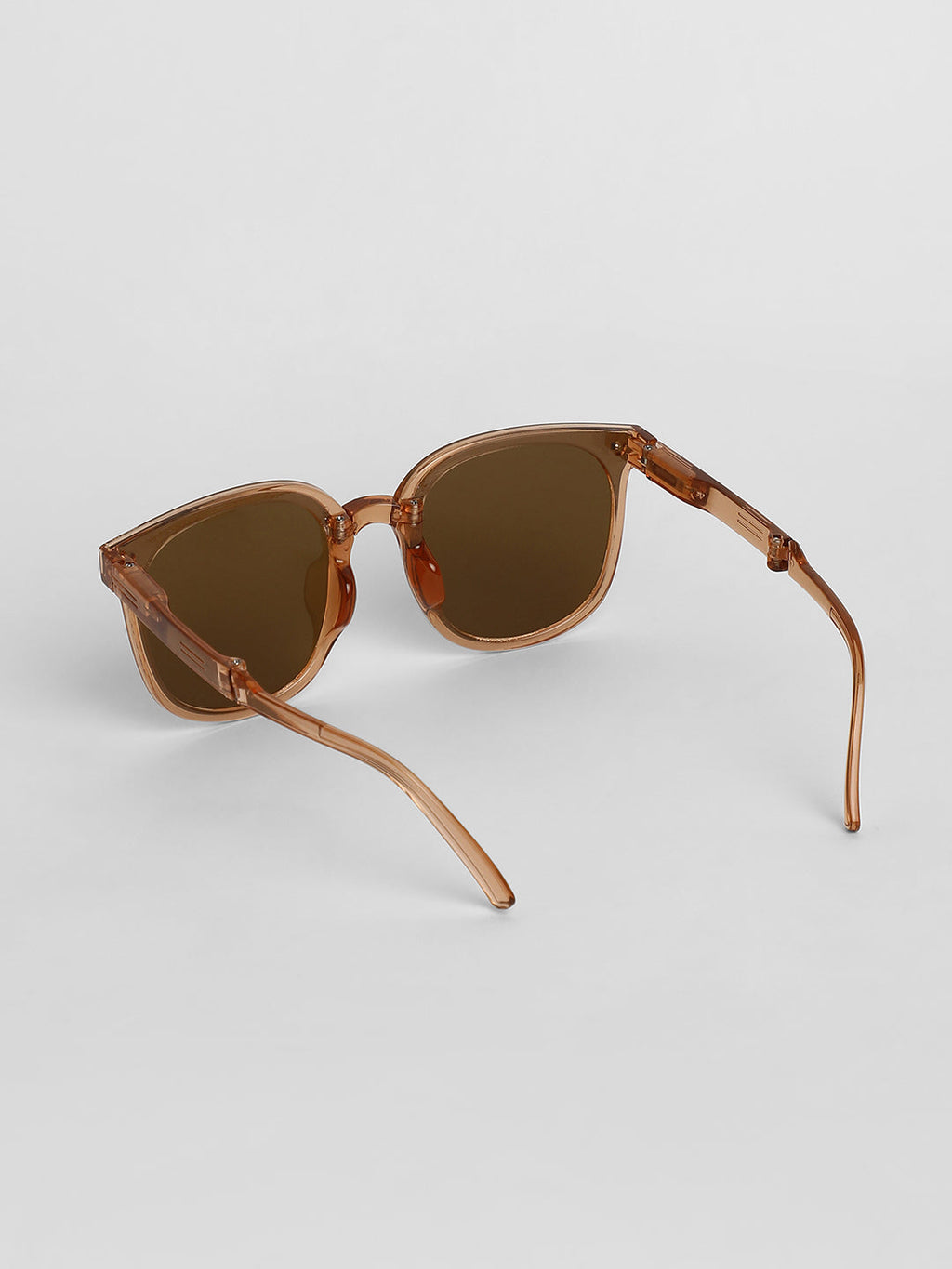 Foldable Wayfarer Sunglasses - Brown