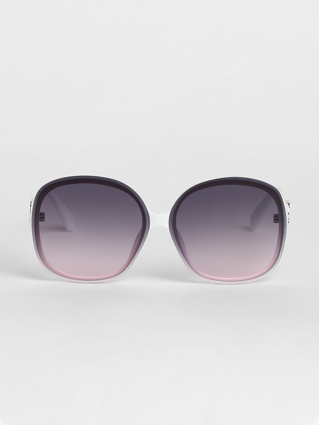 Gradient Butterfly Sunglasses - White