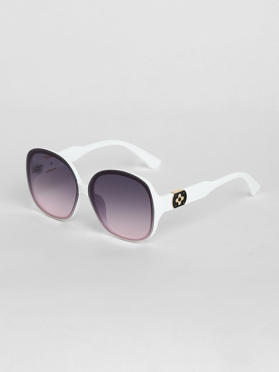 Gradient Butterfly Sunglasses - White
