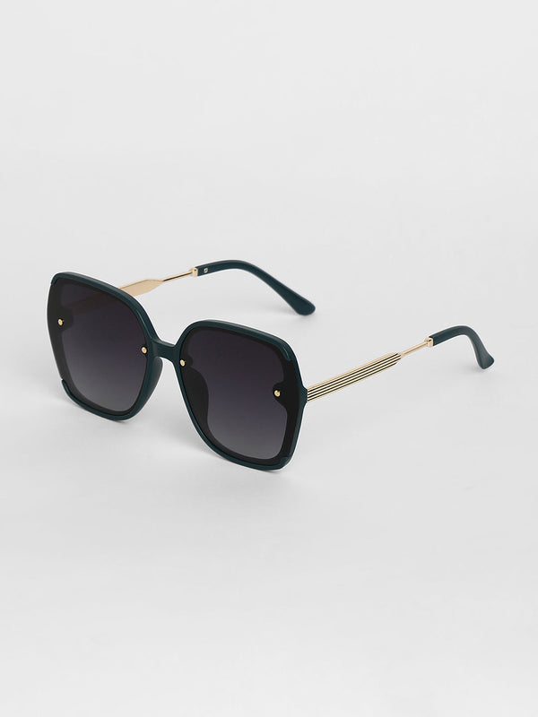 Block Oversized Sunglasses - Green