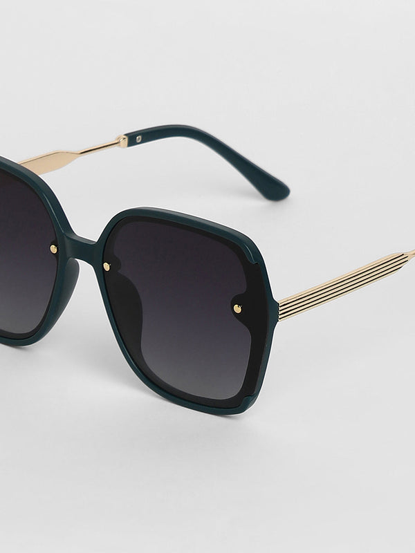 Block Oversized Sunglasses - Green