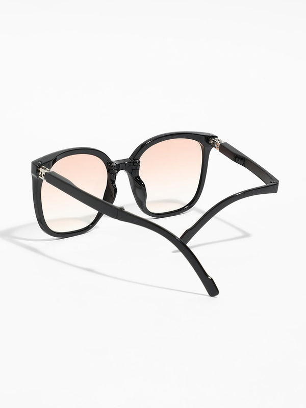 The Voyage Foldable Wayfarer Sunglasses - Onyx Black