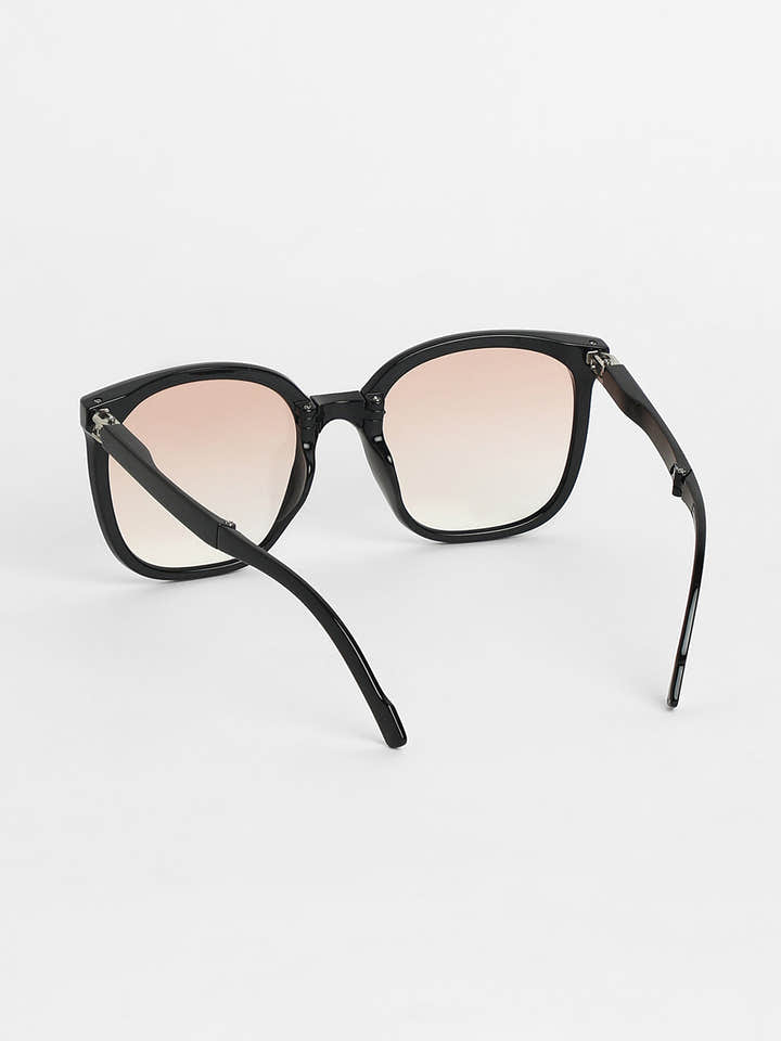 The Voyage Foldable Wayfarer Sunglasses - Onyx Black