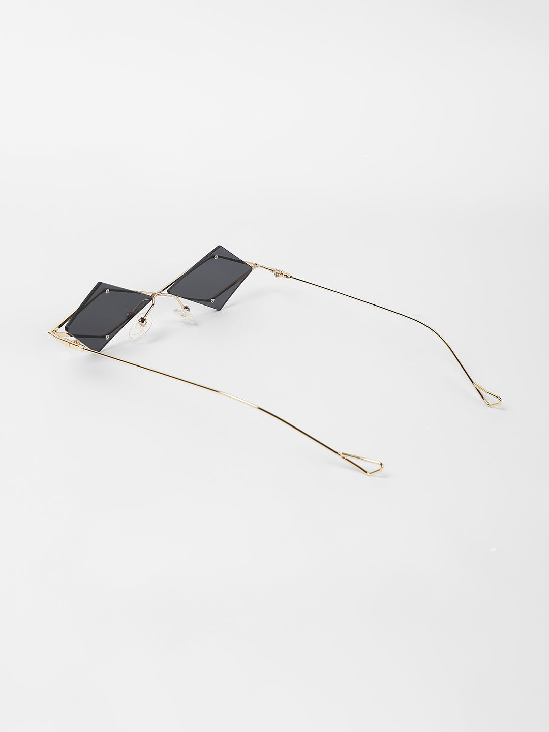 The Diamond Geometrical Sunglasses - Midnight Black