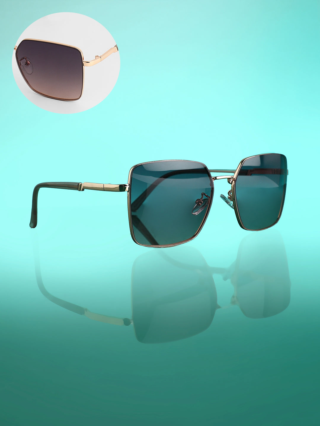 Gradient Geometric Sunglasses
