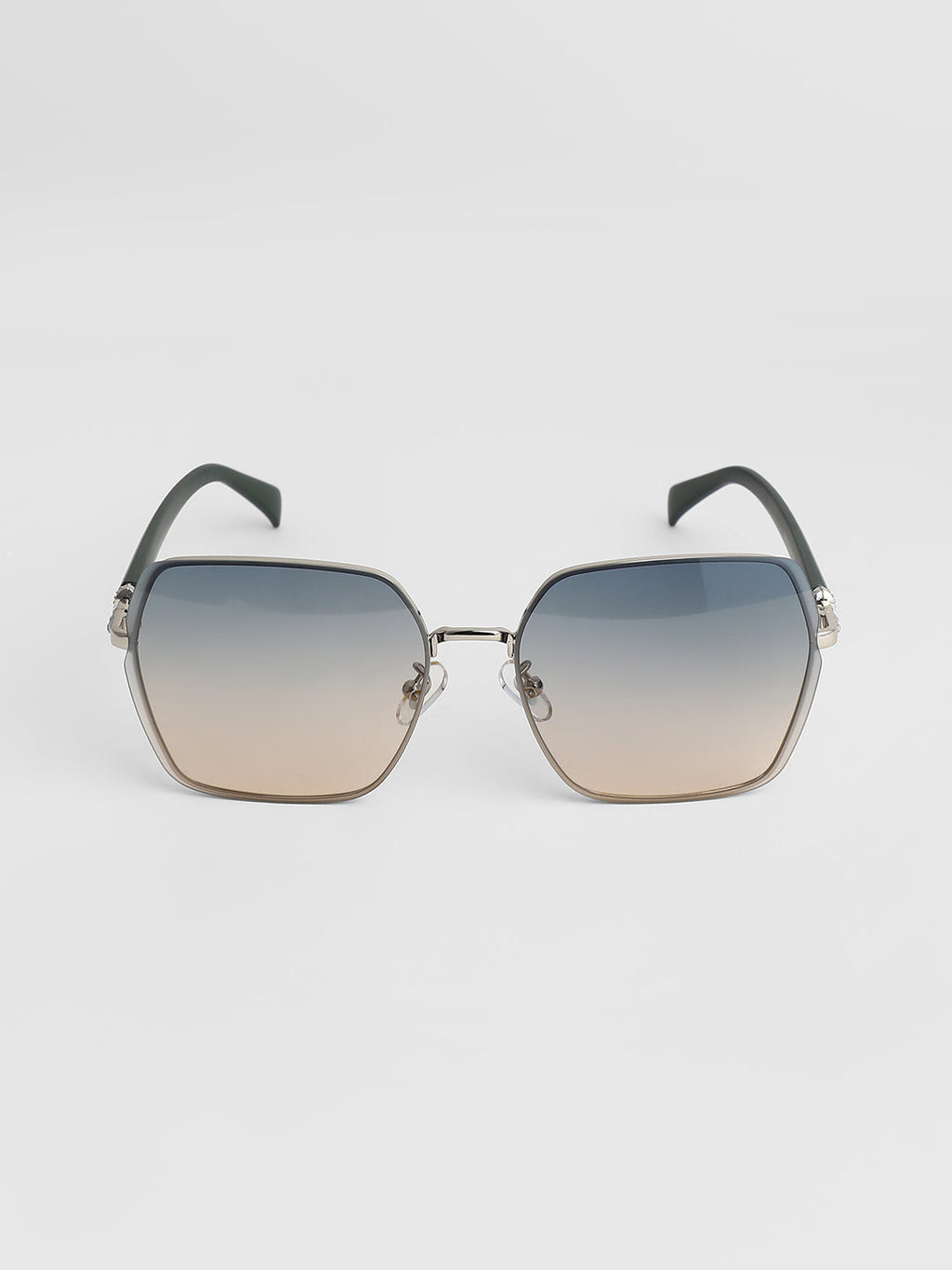 Embellished Geometric Sunglasses