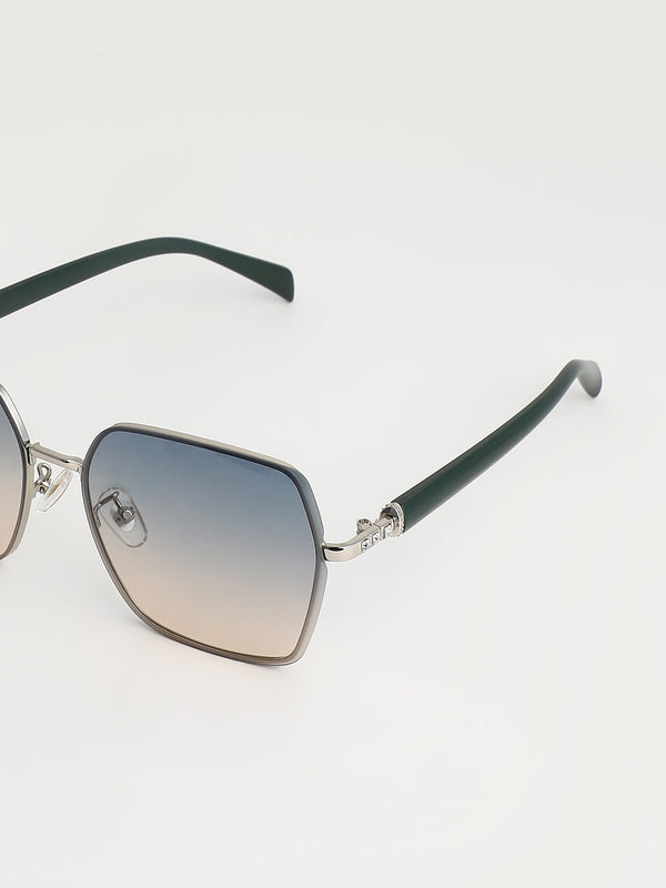 Embellished Geometric Sunglasses