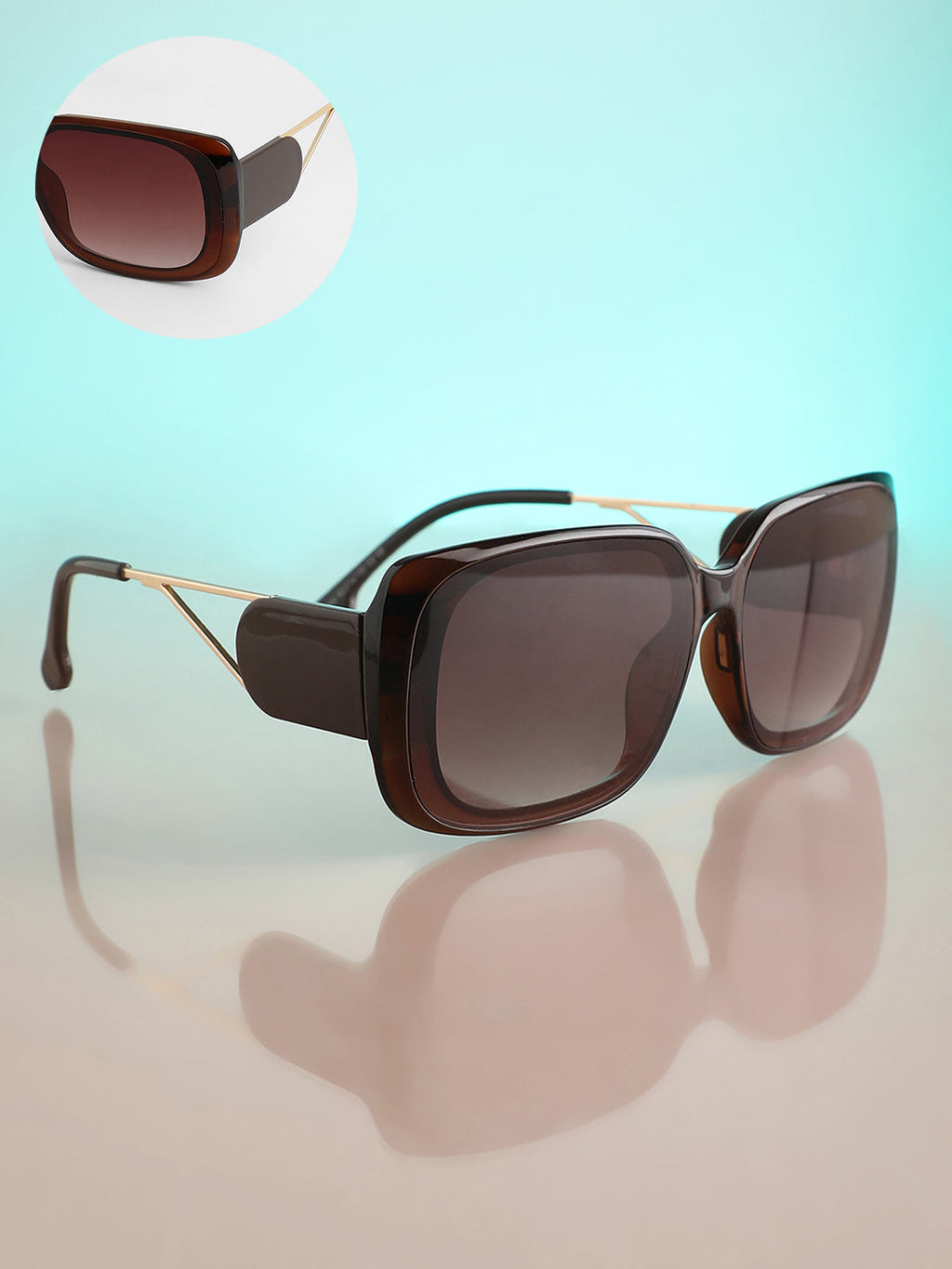 Chunky Rectangular Sunglasses