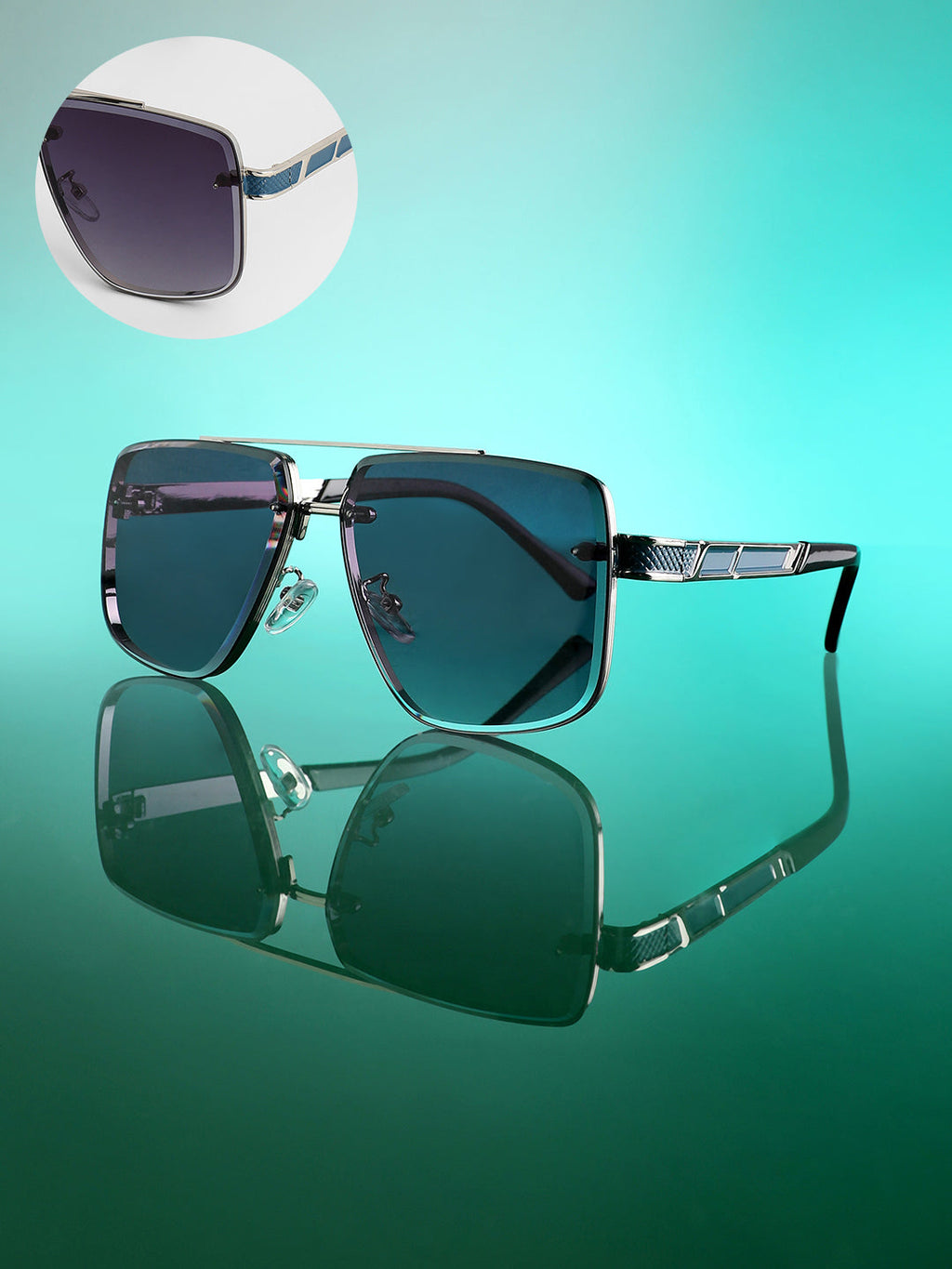 Block Aviator Sunglasses