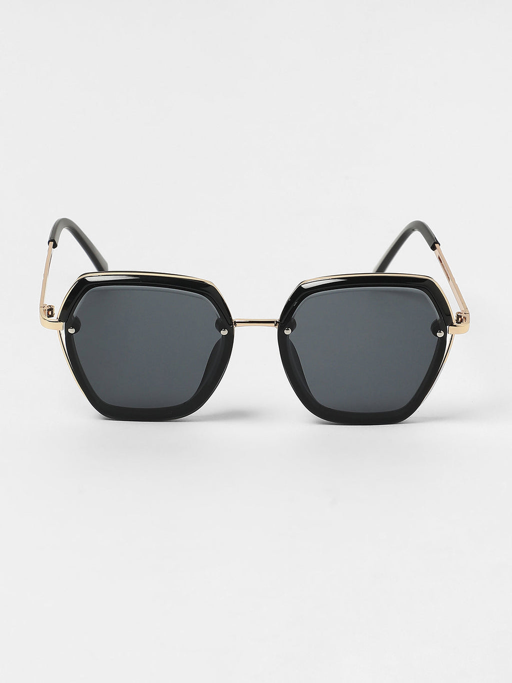 The Layered Butterfly Sunglasses - Onyx Black
