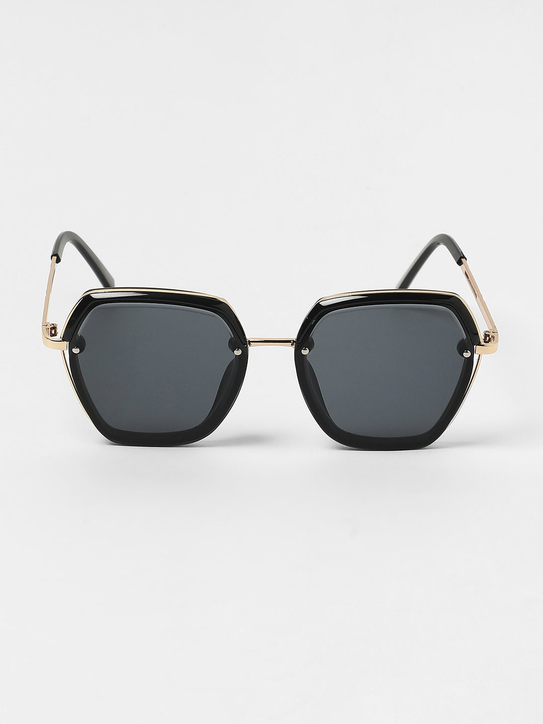 The Layered Butterfly Sunglasses - Onyx Black
