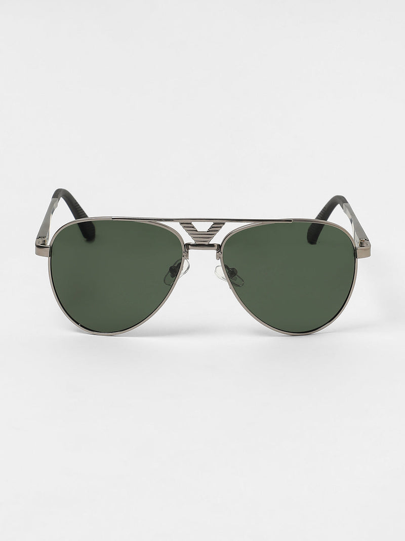 The V-Bar Aviator Sunglasses - Space Grey