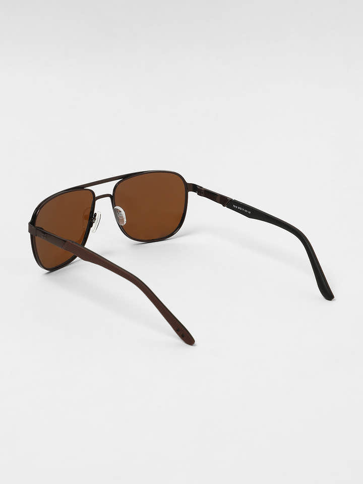 The Traveller'S Aviator Sunglasses - Chocolate Brown