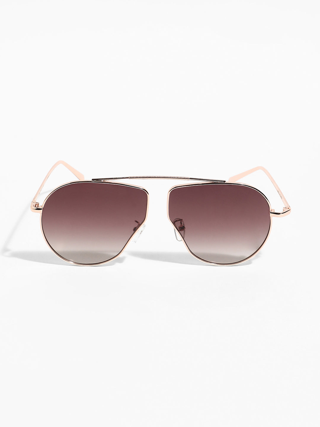 The Bar Pavement Oversized Sunglasses - Chestnut Brown