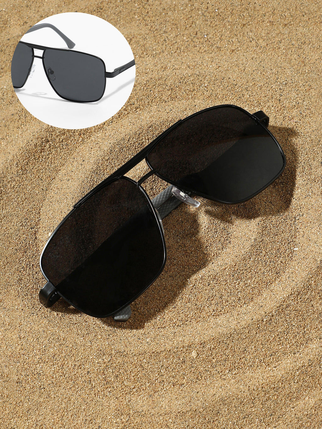 The Traveller'S Aviator Sunglasses - Chocolate Brown