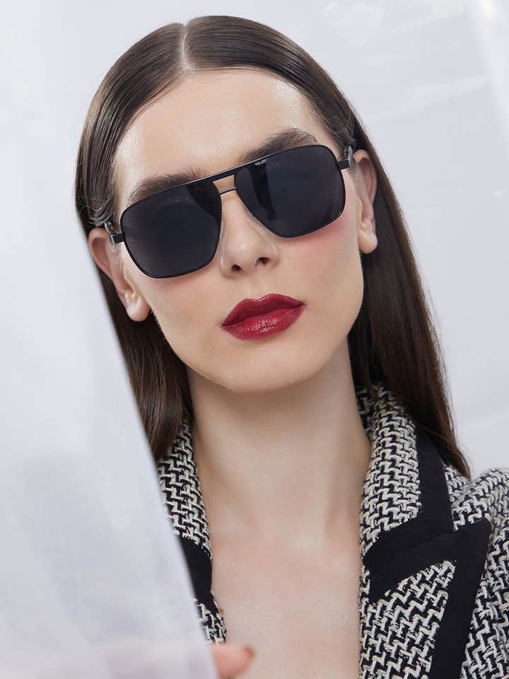 The Traveller'S Aviator Sunglasses - Chocolate Brown