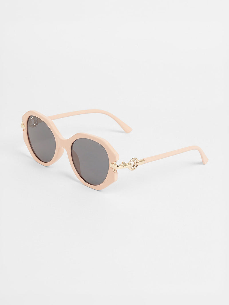 The Orb Round Sunglasses - Rose Pink