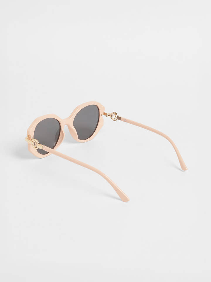 The Orb Round Sunglasses - Rose Pink