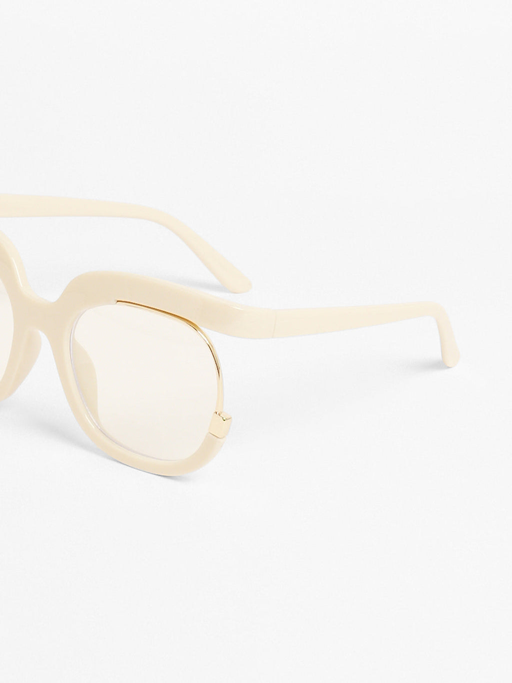 The Hanging Butterfly Sunglasses - Ivory White