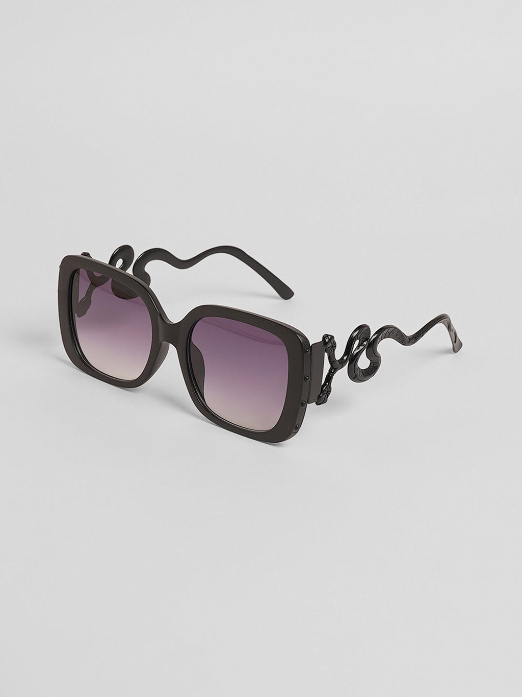 The Aureate Viper Butterfly Sunglasses - Onyx Black