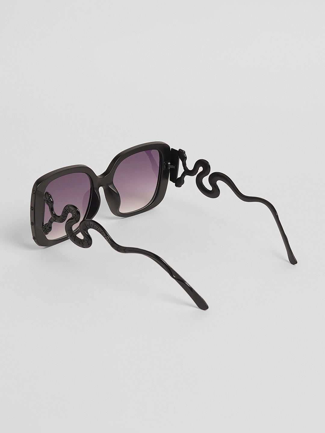 The Aureate Viper Butterfly Sunglasses - Onyx Black