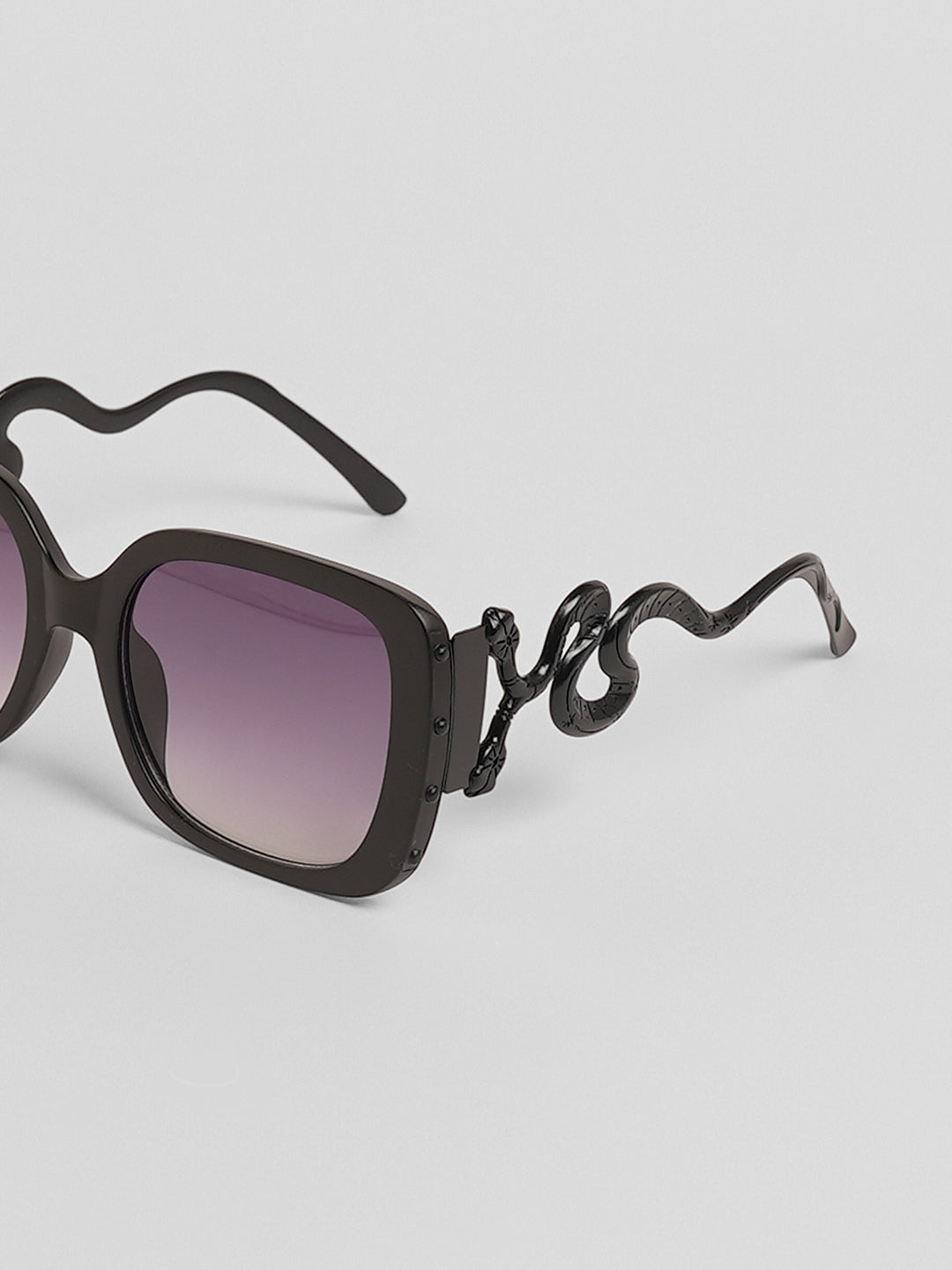 The Aureate Viper Butterfly Sunglasses - Onyx Black
